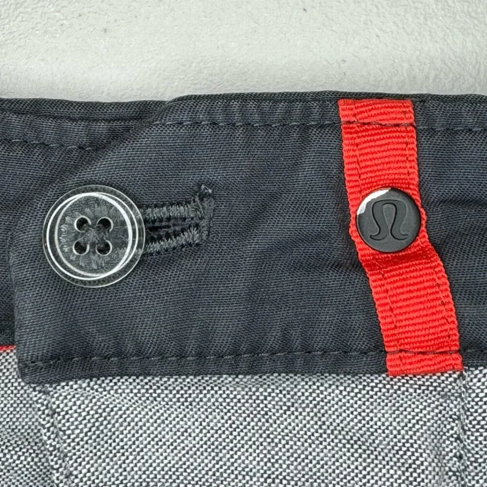 Lululemon‎ Gray Commission ABC Casual Performance Chino Pants Trousers Men 34x33